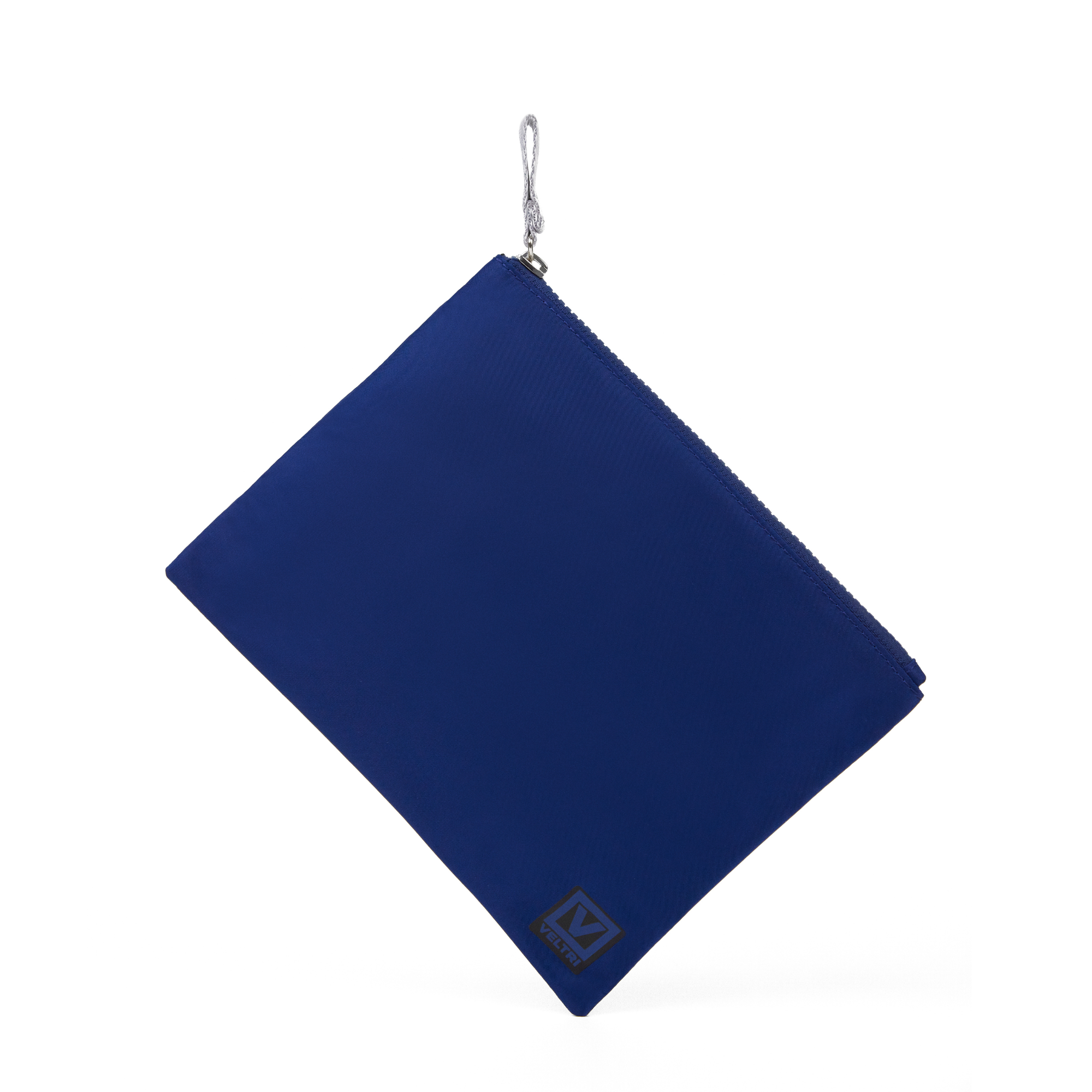 Veltri Sport Darius Zip Pouch in bright navy, lightweight zip pouch for organizing everyday essentials