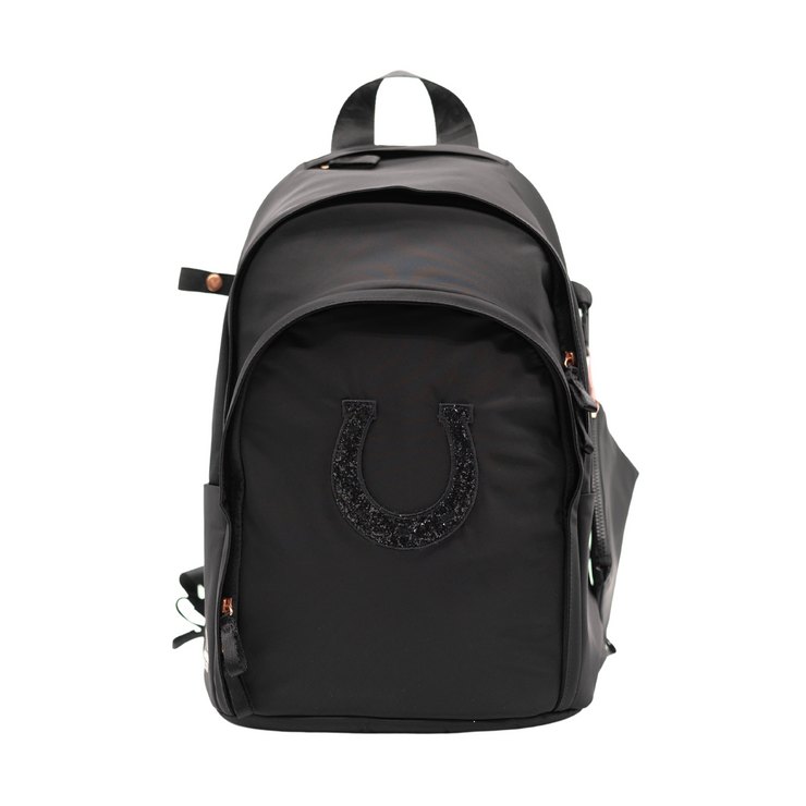 Novelty Delaire Backpack - “Horse Shoe” (custom embroidered - allow an additional 5 business days to ship)