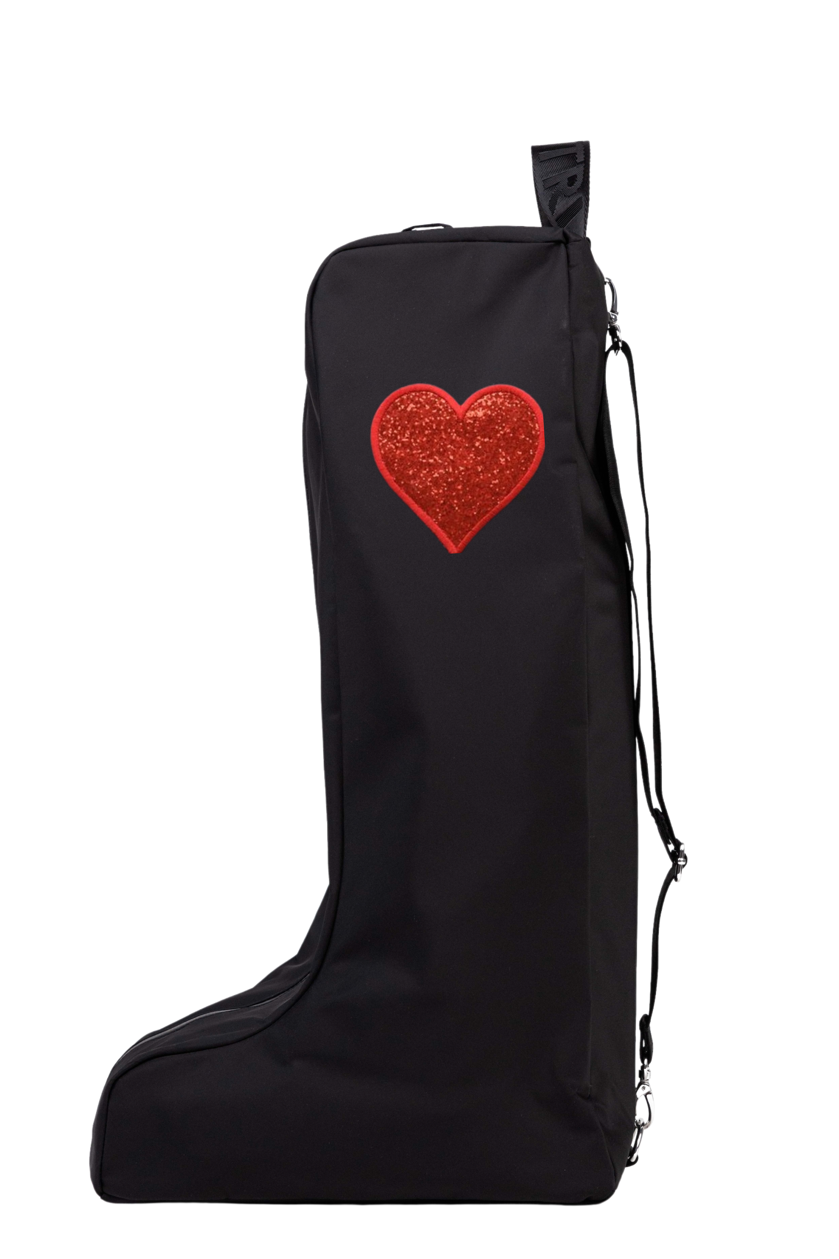 Novelty Boot Bag - Black/Nickel