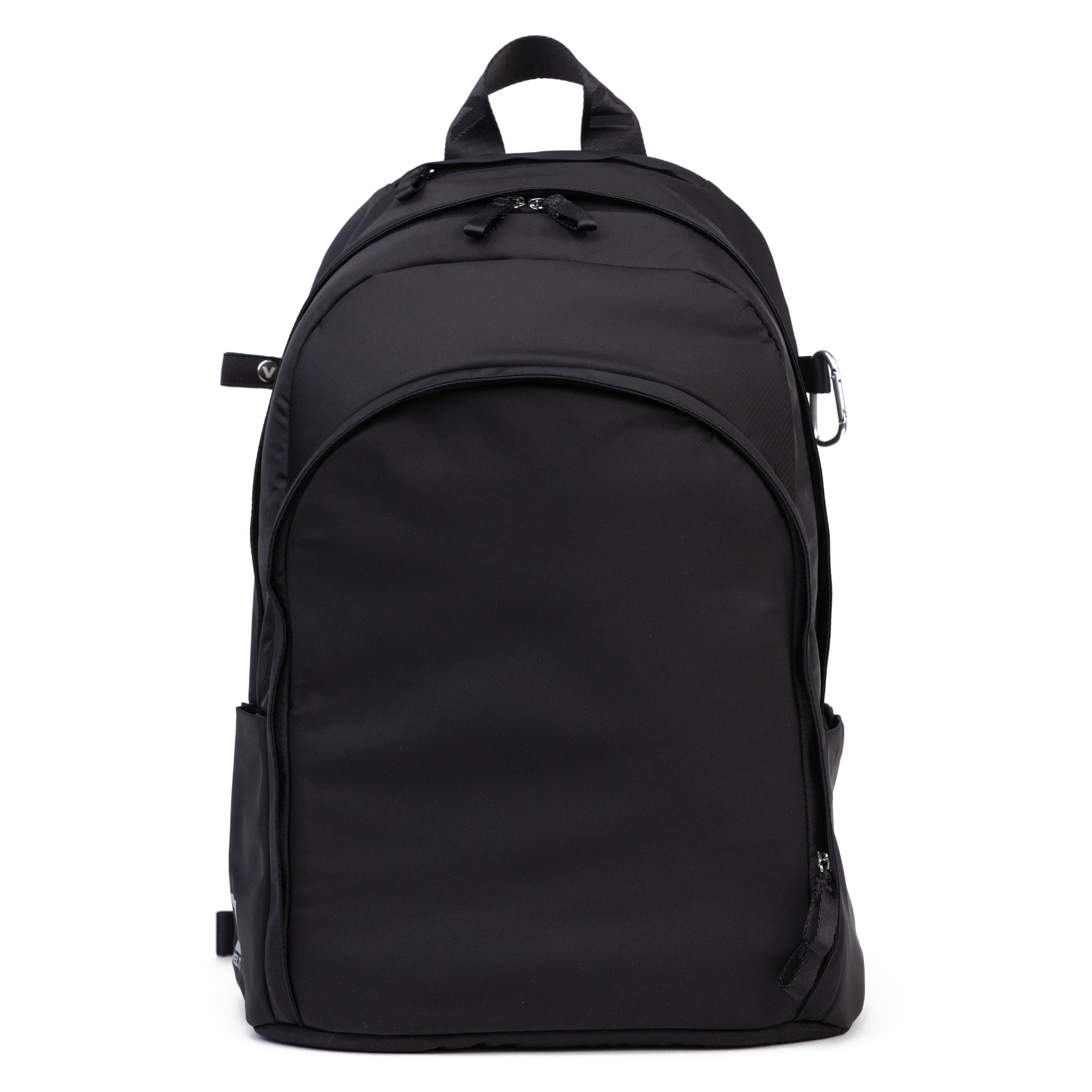 Veltri Sport Grande Backpack in black with nickel hardware, water-resistant and lightweight