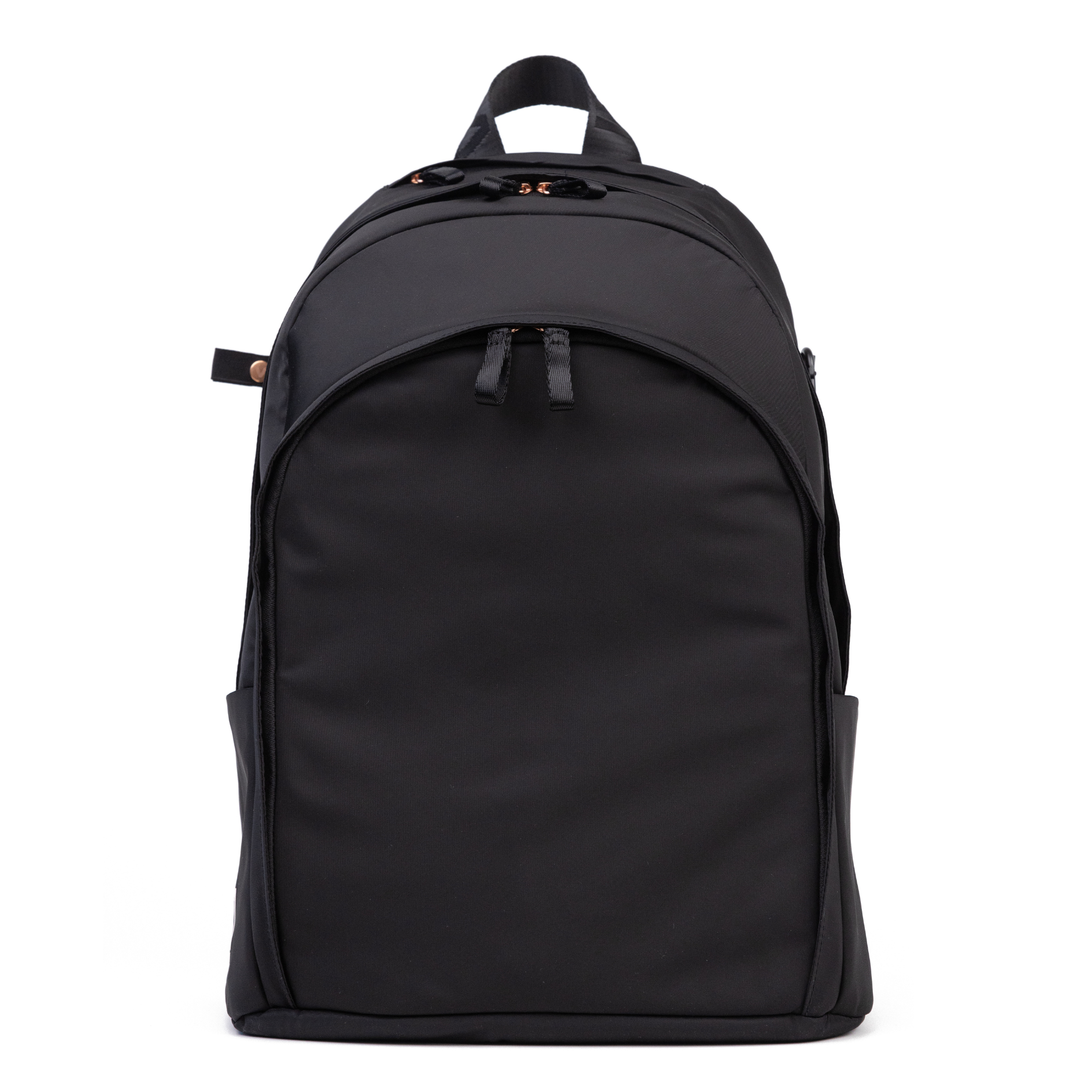 Veltri Sport Grande Backpack with rose gold hardware and blush pink lining, stylish backpack for travel, school, and daily use