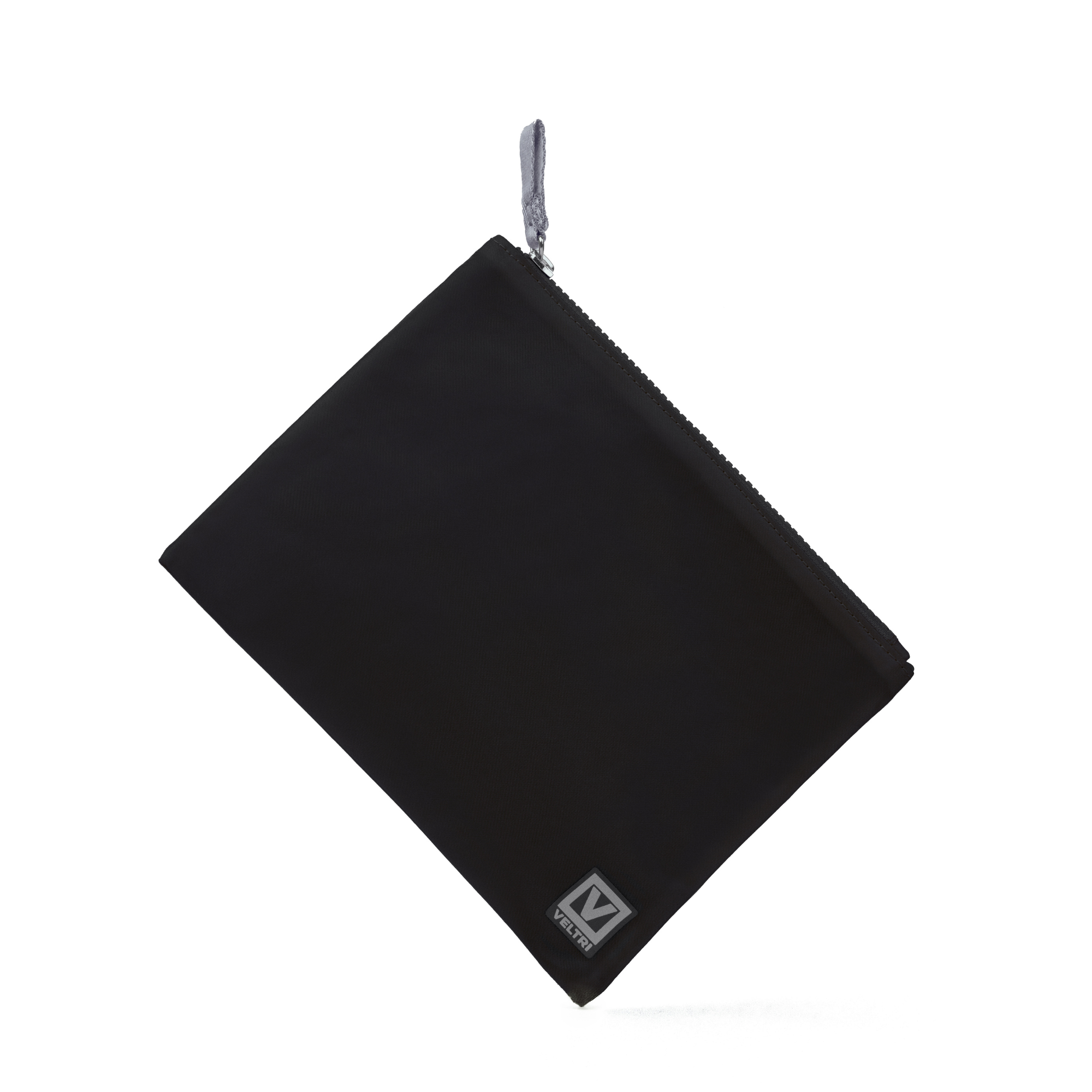 Veltri Sport Darius Zip Pouch in black, water-resistant pouch designed for organizing small items
