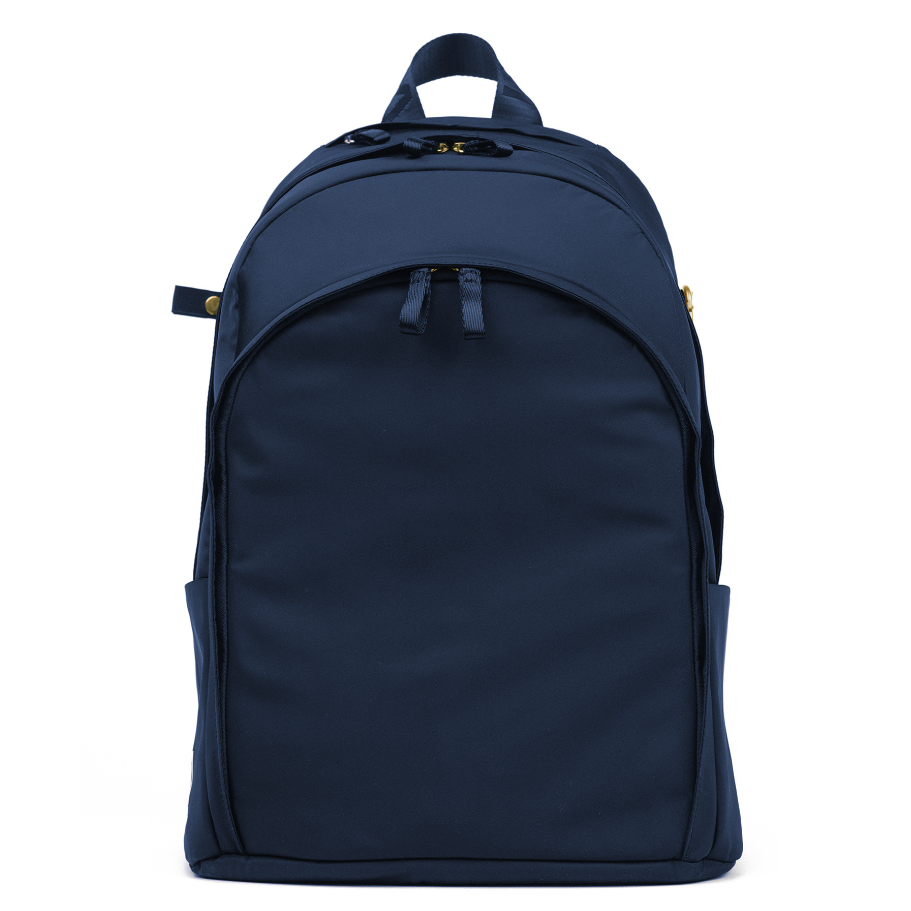 Veltri Sport Grande Backpack in dark navy with gold hardware, versatile backpack for riding, travel, and everyday use