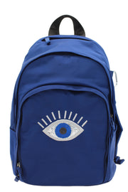 Novelty Delaire Backpack - “Evil Eye” (custom embroidered - allow an additional 5 business days to ship)