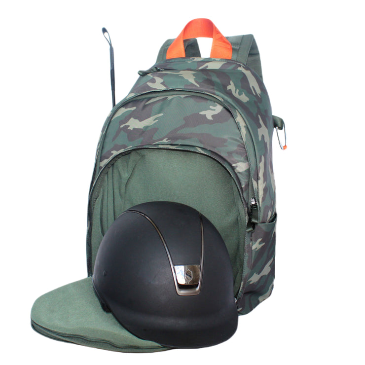 Large Delaire Backpack - Green Camo